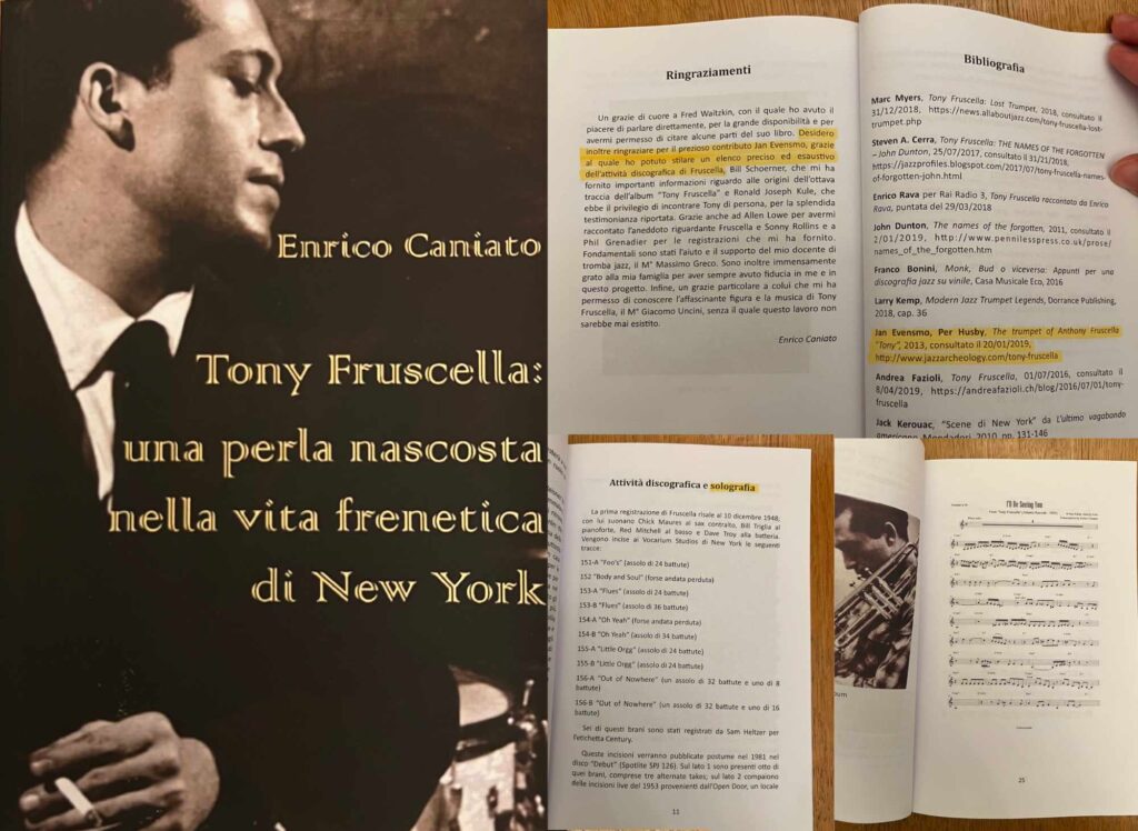 Tony Fruscella: una perla nascosta nella vita frenetica di New York